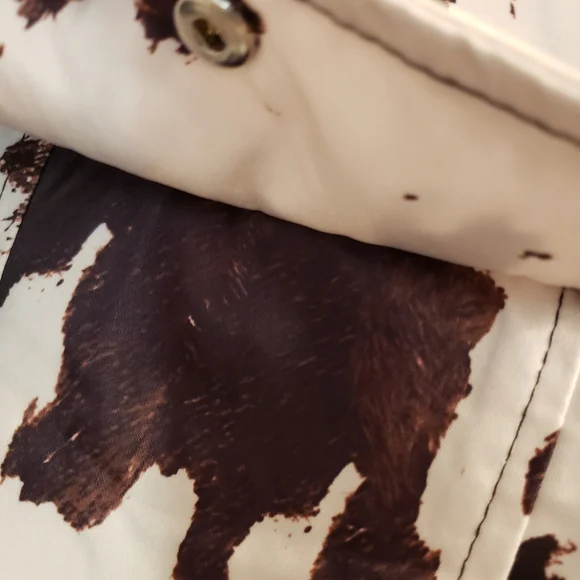 Cowhide Print Women's Jacket - Picture 4 of 8